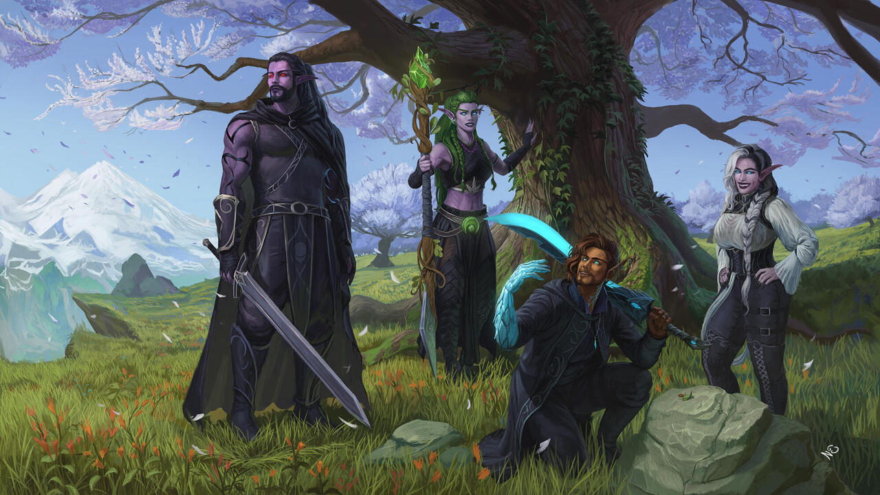 Sulfar, Sylvari, Nor'andir and Alissera